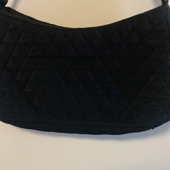 Vera Bradley black quilted shoulder bag - Picture 4 of 6